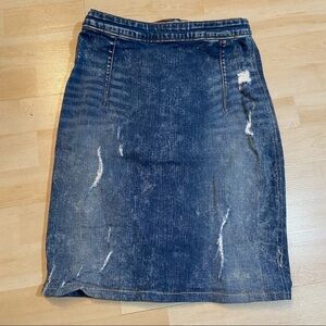 Vero‎ Moda acid  washed denim skirt